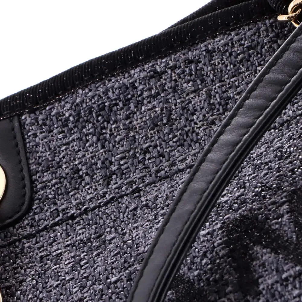 Chanel Deauville Tote Raffia With #242402C40B - Picture 7 of 8